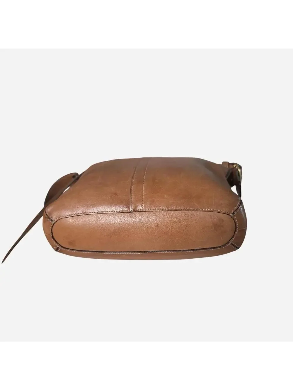 Vintage Coach Brown Leather adjustable crossbody Shoulder Bag. 9328